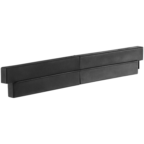 A black rectangular MasonWays Pallet Guard with two black handles.