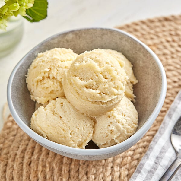 A bowl of Cookie Dough Bliss vegan edible cookie dough.