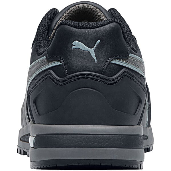 A black Puma Airtwist Low men's athletic shoe with a grey sole.