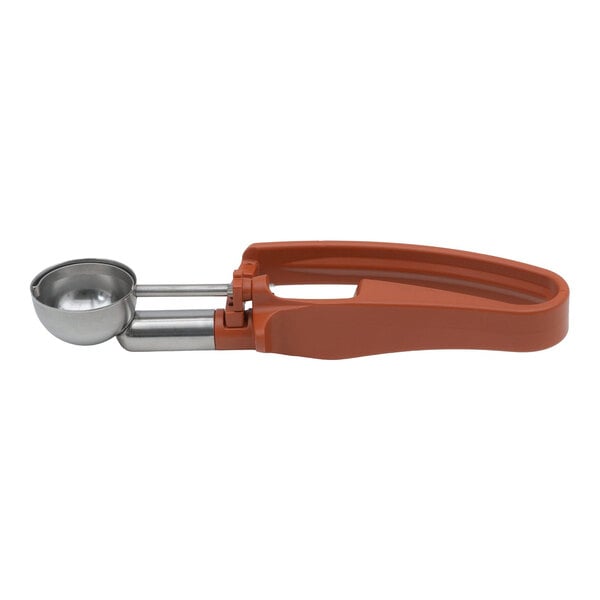 Vollrath 47401 Jacob's Pride® #50 Red Squeeze Handle Disher - 0.65 oz.