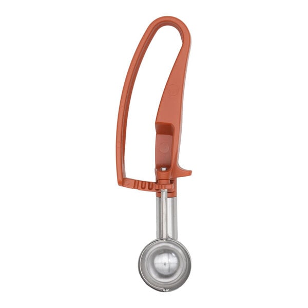 Vollrath 47401 Jacob's Pride® #50 Red Squeeze Handle Disher - 0.65 oz.