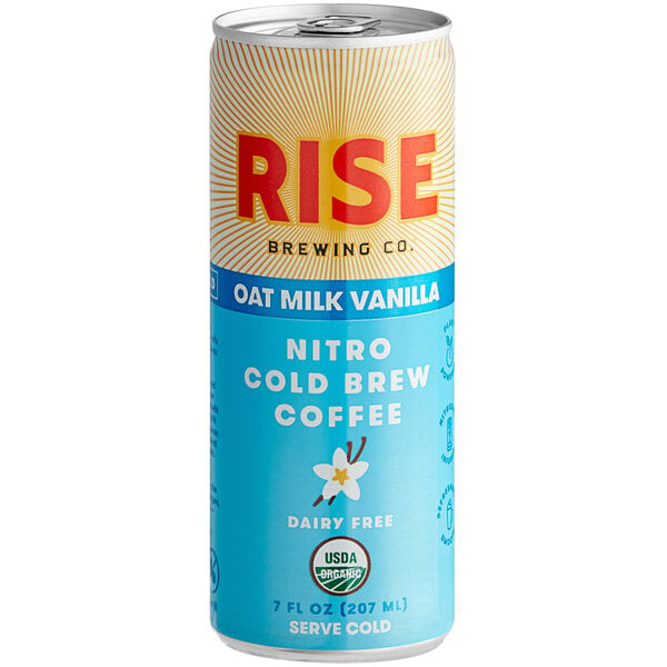 Rise Brewing Co. Organic Oat Milk Vanilla Nitro Cold Brew Coffee 7 