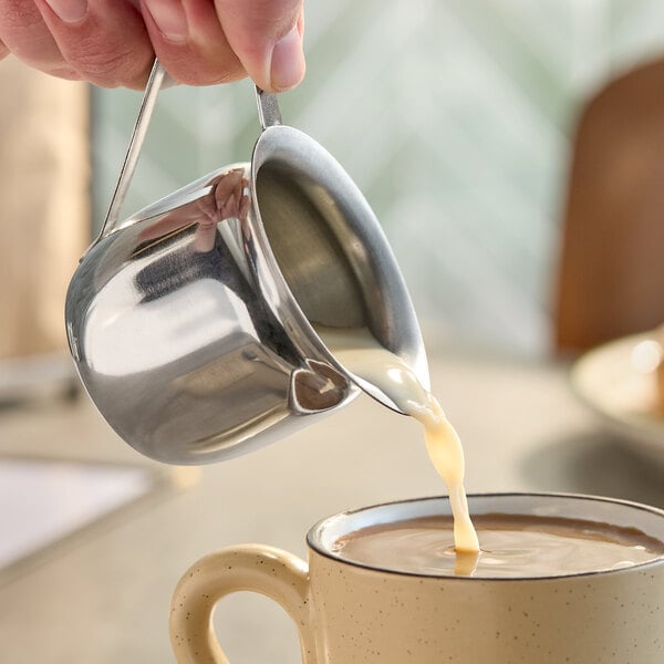 Choice 5 oz. Stainless Steel Bell Creamer