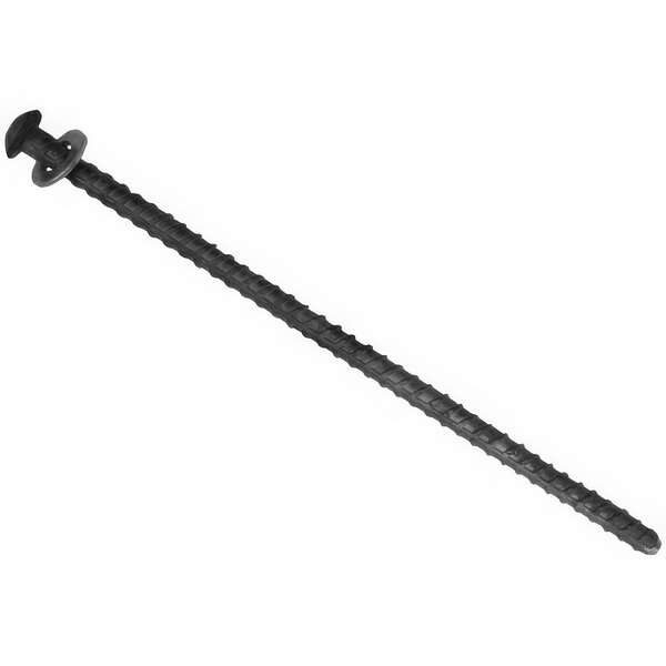 a long metal rod with a nut