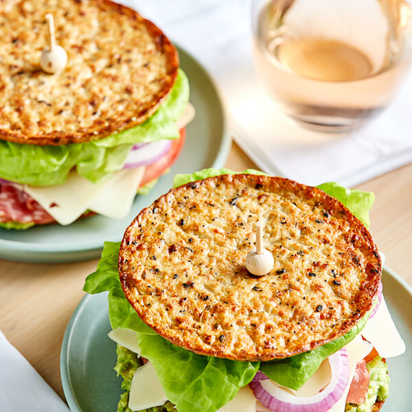 Cauliflower Sandwich Rounds  Keto, Low Carb, Gluten & Grain Free