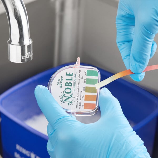 Noble QT-10 Quaternary Test Paper Dispenser - 0-400 ppm