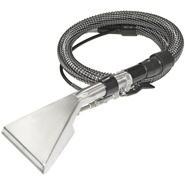 A Powr-Flite Wonder Wand Quick-Dry partition tool for a vacuum cleaner hose with a metal handle.