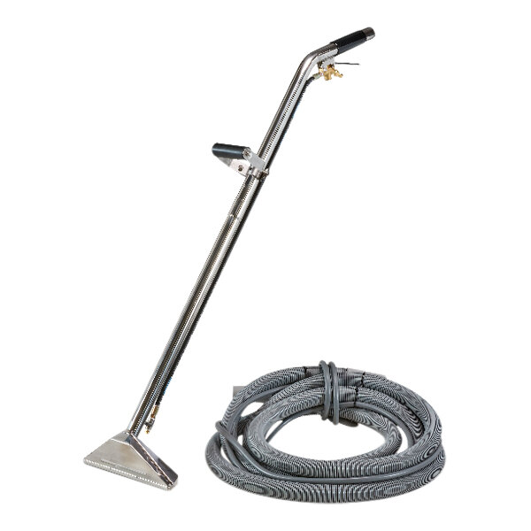 A Tornado Surge carpet extractor with a hose.