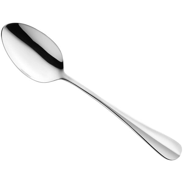 An Amefa stainless steel serving spoon with a silver handle.