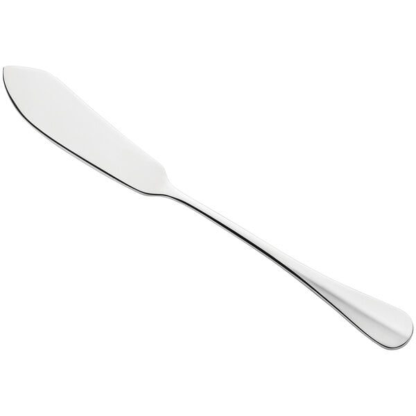 An Amefa stainless steel fish knife with a long, silver handle.