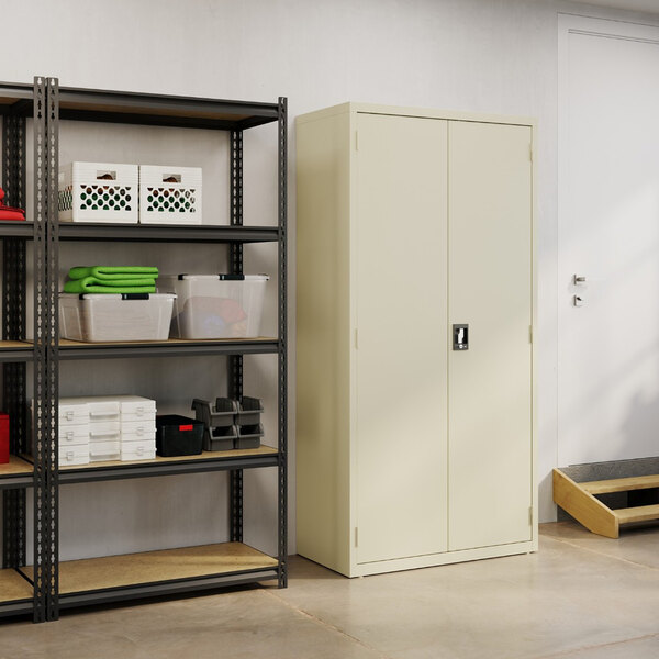 Hirsh 18" x 36" x 72" Putty Wardrobe Cabinet - Assembled 25062