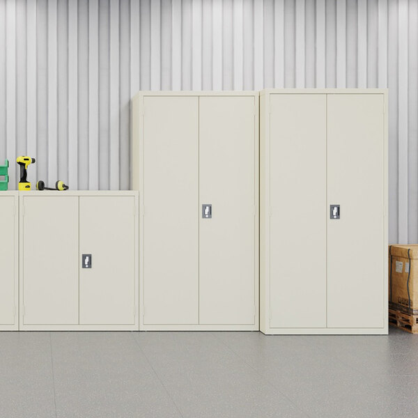 Hirsh 18" x 36" x 72" Putty Wardrobe Cabinet - Assembled 25062