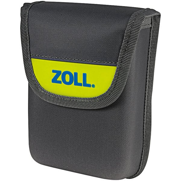 A black and yellow zoll case.