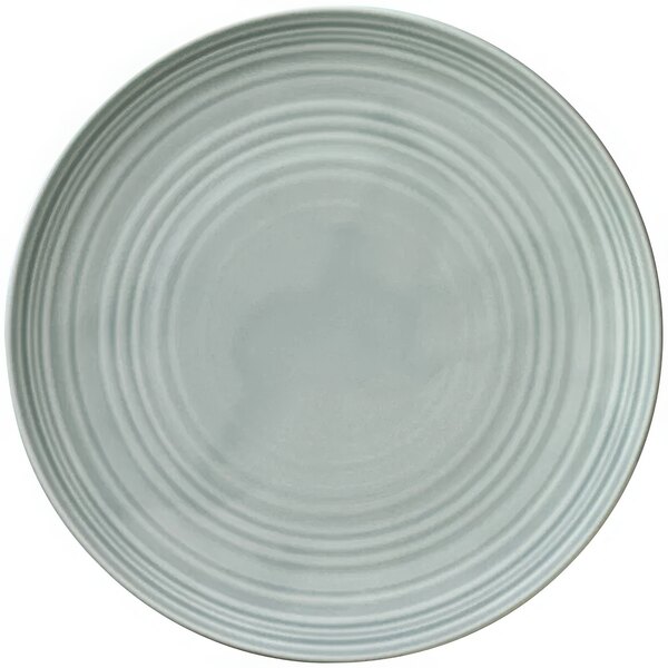 A white Bauscher porcelain plate with a circular pattern.