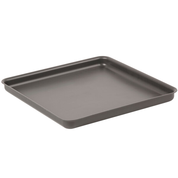 An American Metalcraft hard coat aluminum square pizza pan.