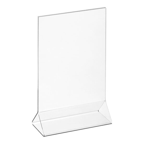 Choice 5" x 7" Acrylic Tabletop Displayette