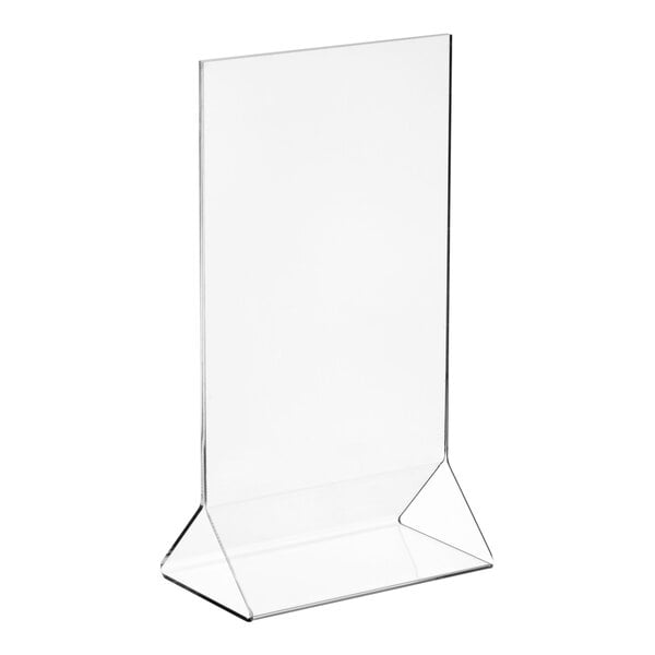 Choice 4" x 6" Acrylic Tabletop Displayette