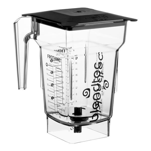 Blendtec FourSide 40-611-60 75 oz. Clear Frothing Jar with Hard Lid