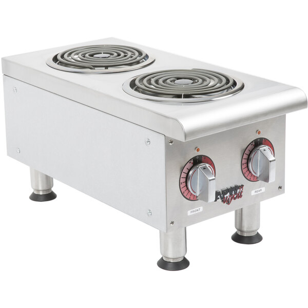 Apw Wyott Ehpi Dual Burner Countertop Electric Range 208v