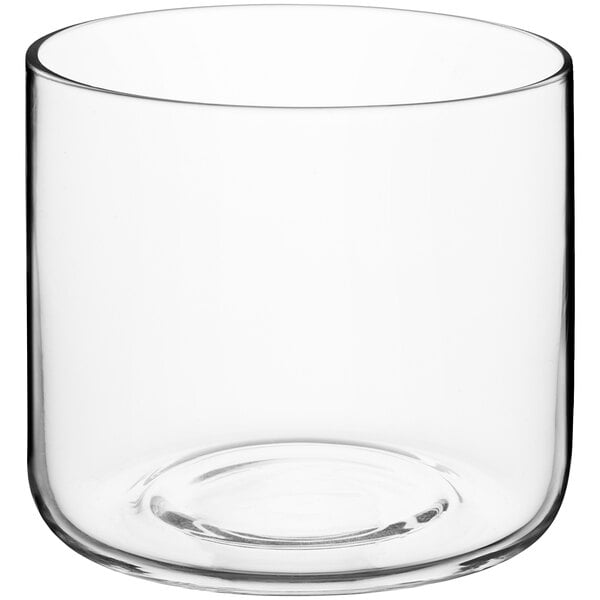 wholesale clear glass candle jars with round bottom