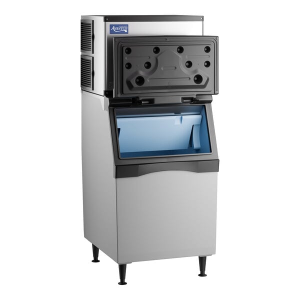 Avantco Ice KMC-F-430-LA 30" Air-Cooled Modular Full Cube Ice Machine with 536 lb. Storage Bin - 397 lb., 115V
