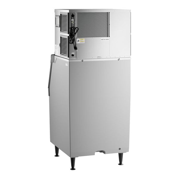 Avantco Ice KMC-H-430-LA 30" Air-Cooled Modular Half Cube Ice Machine with 536 lb. Storage Bin - 400 lb., 115V