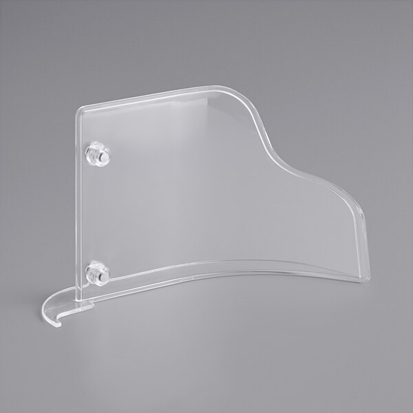 A clear plastic Backyard Pro Butcher Series screw and guard set.