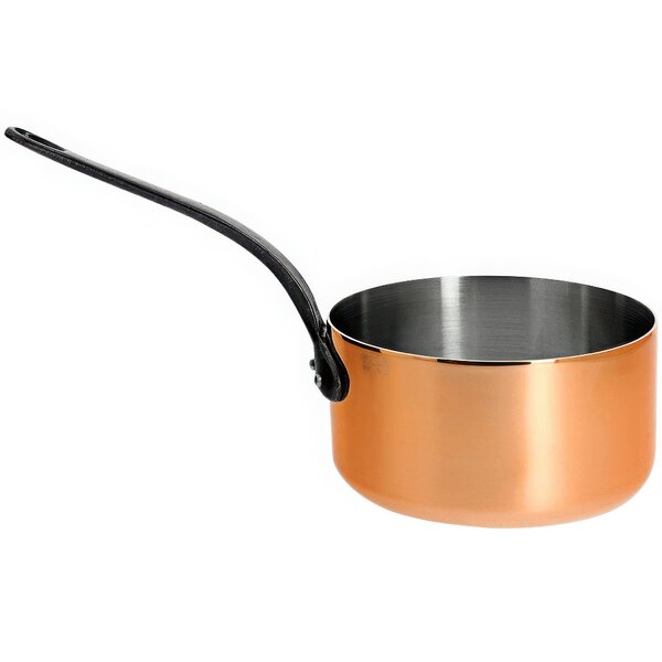 de Buyer InoCuivre Tradition 0.8 Qt. Copper Sauce Pan 6460.12