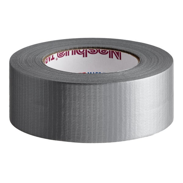 A roll of silver duct tape.