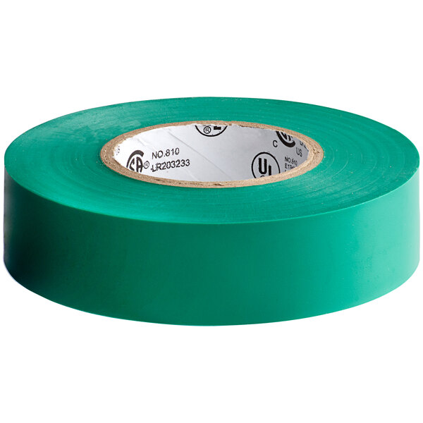 A roll of Nashua green PVC electrical tape.