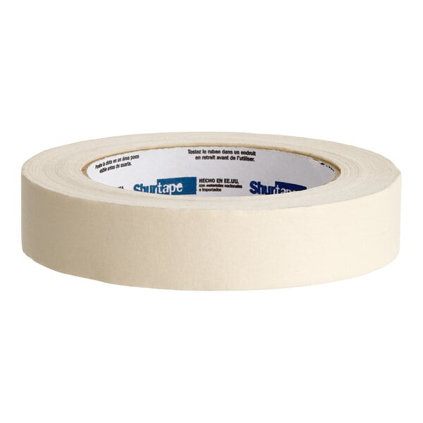 Shurtape CP 105 1" x 60 Yards Natural General Purpose Grade Masking Tape
