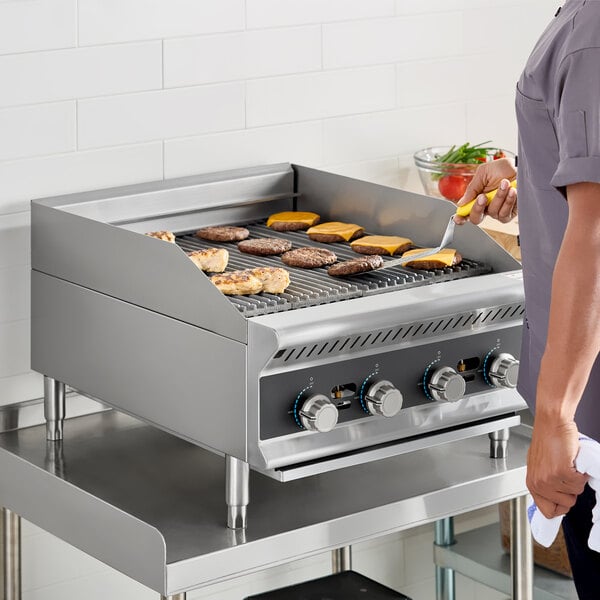 Vollrath CBGHD-24 24" Heavy-Duty Radiant Charbroiler - 80,000 BTU