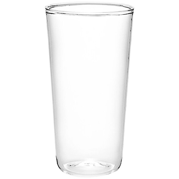 A clear Hario glass tumbler.
