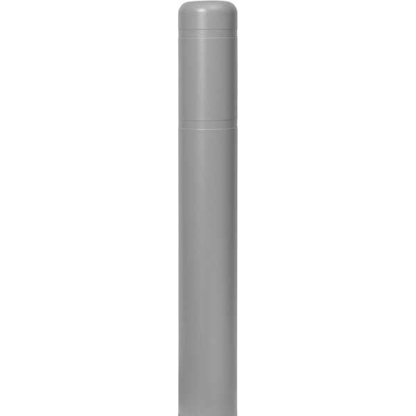 A grey cylindrical Innoplast Bollard cover with a white cap.