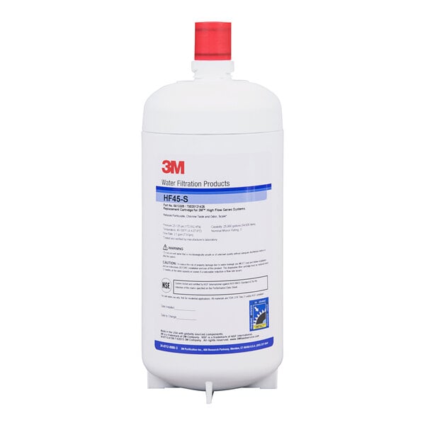 A white 3M container with a blue label and a red cap.