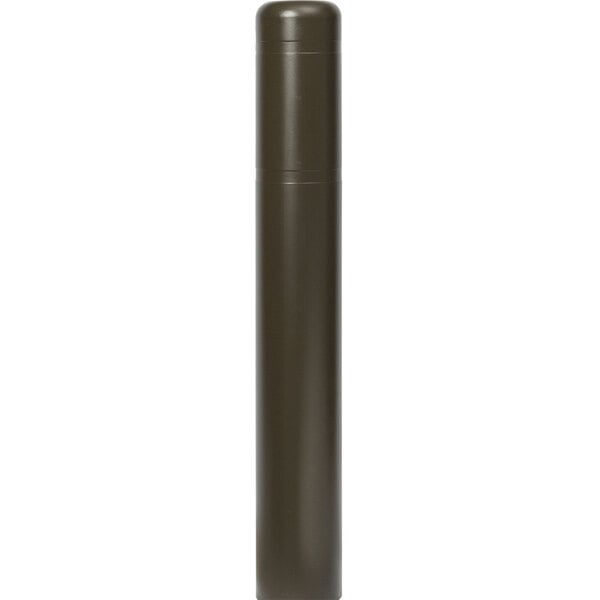 A brown cylindrical Innoplast Bollard cover with a black cap.