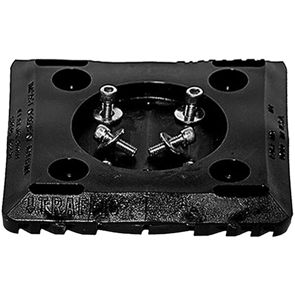 A black square Innoplast surface mount base with screws.