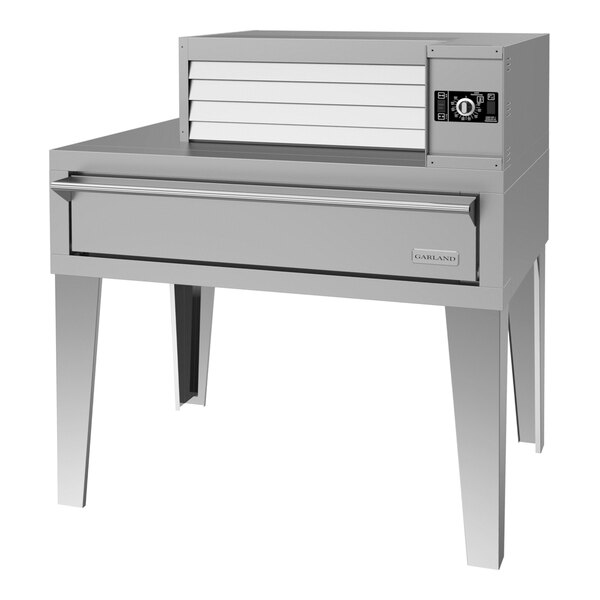 A commercial liquid propane floor fryer with digital controls and a stainless steel exterior.