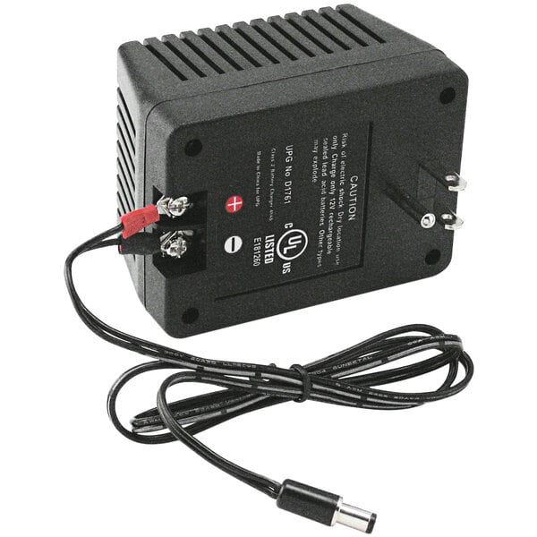 A black Start International power supply with wires.