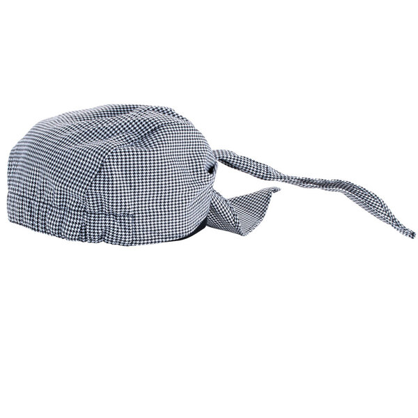 Chef Revival Houndstooth Chef Head Wrap