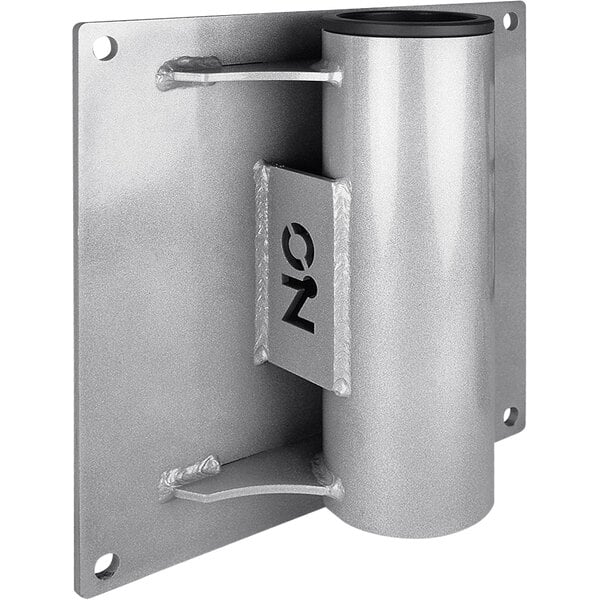 A metal wall mount for an OZ Lifting Products Compozite Davit Crane.