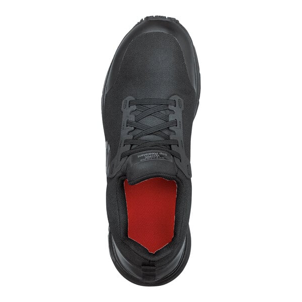 Skechers Work Charles Men's 11.5 Arch Fit Medium Width Black Alloy Toe Non-Slip Athletic Shoe SSK8037BLK