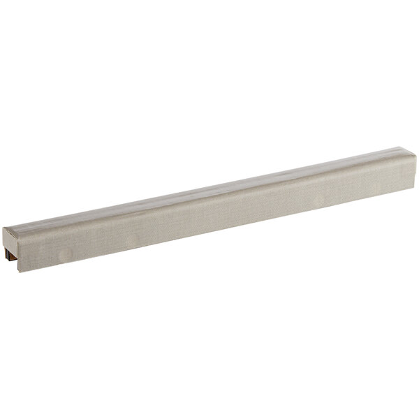 A white rectangular stainless steel seal bar with a long handle.