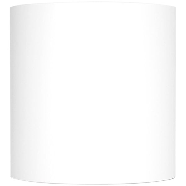 A white Star Blue Core Linerless label paper roll on a white background.