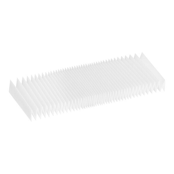 A white rectangular Fryclone filter.