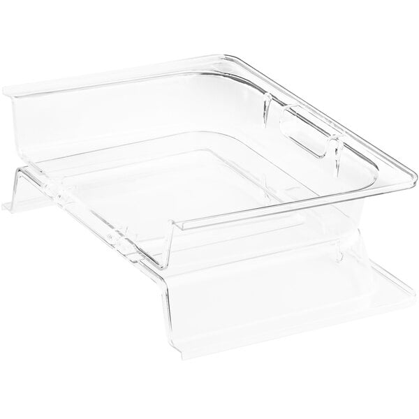 A clear polycarbonate dome with a handle.