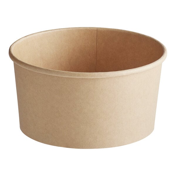 A round brown container with a white background.