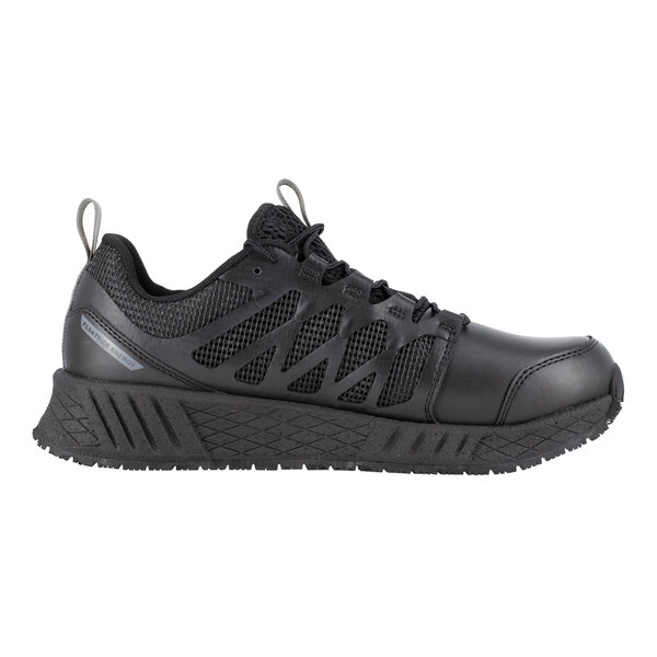 Reebok Work Floatride Energy Tactical Men's 7.5 Wide Width Black Composite Toe Non-Slip Athletic Shoe SRB3211