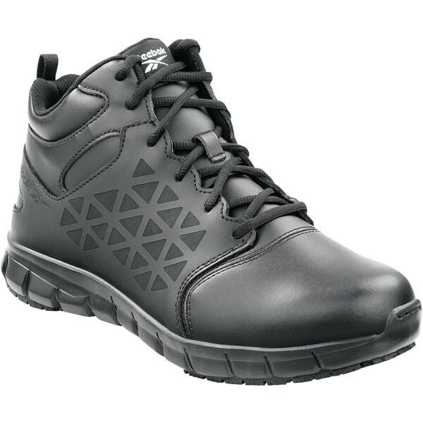 Black reebok work shoes online