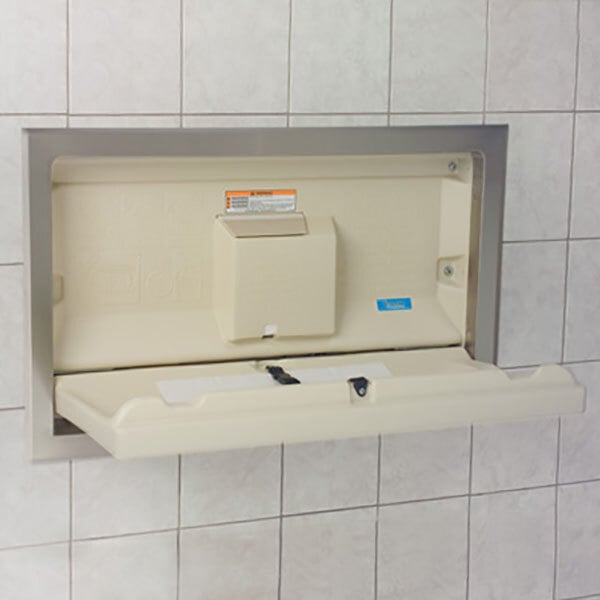 stainless steel baby changing station